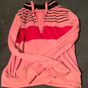 Yoga zip up long sleeve shirt